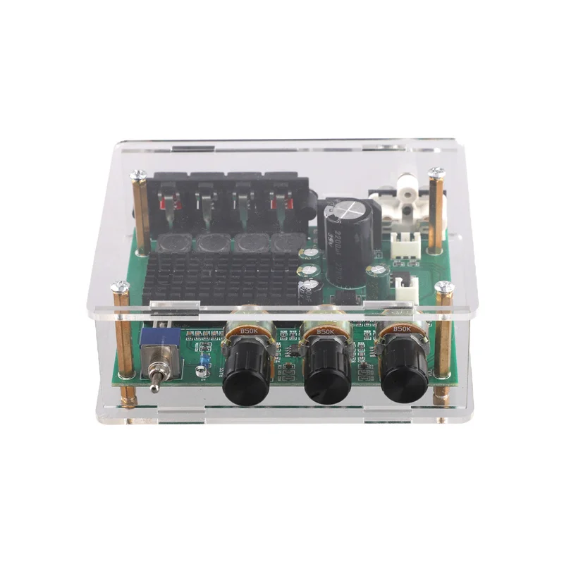 

TPA3116D2 Плата аудиоусилителя Цифровой стереоусилитель Аудио плата 2-канальный 80Wx2 с корпусом-Y96A