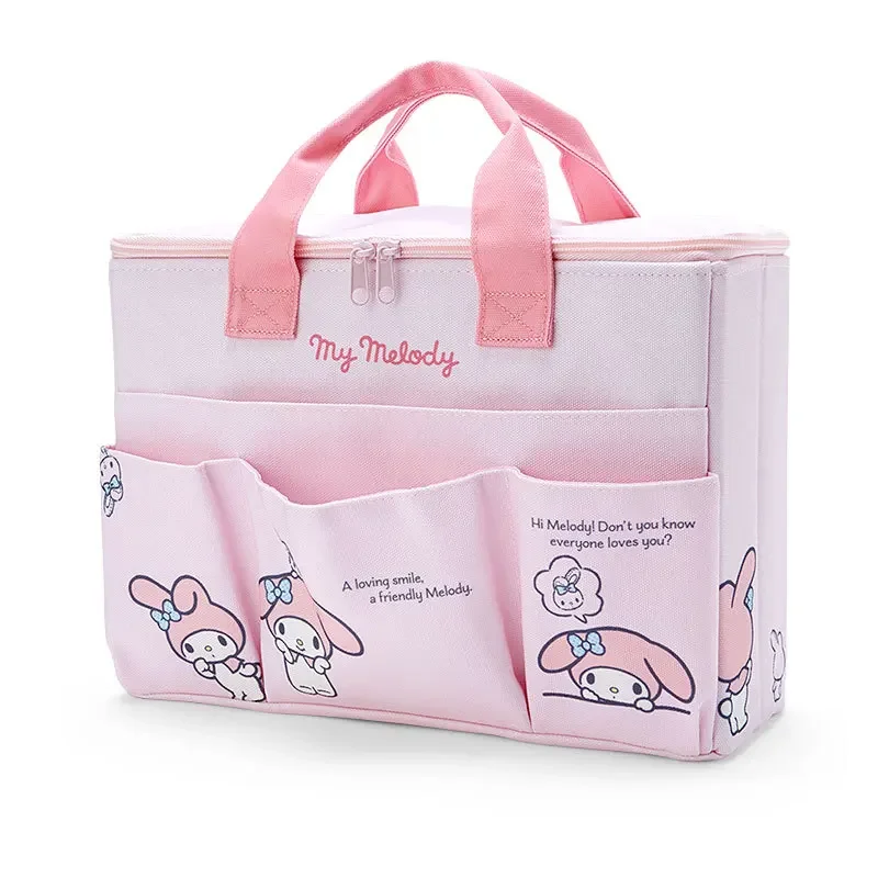 Sanrio My Melody Large Capcity Maternity Diaper Bag Mama Tote Bag Women Handbag Nappy Organizer Cute Travel Storage Bag