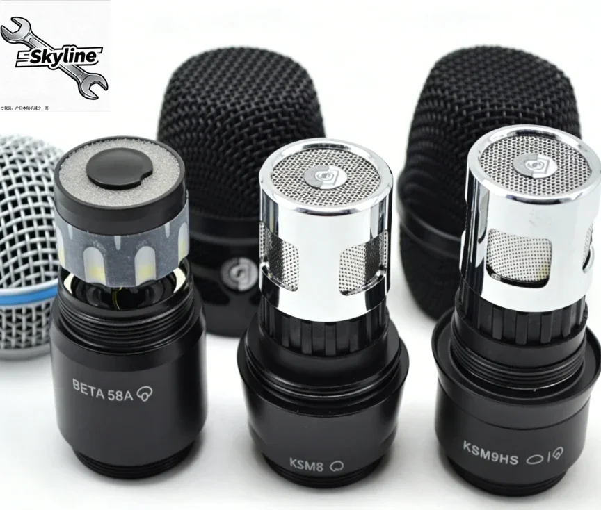 Wireless microphone handheld microphone head BETA58 KSM8 KSM9 dynamic neutral microphone replacement accessories