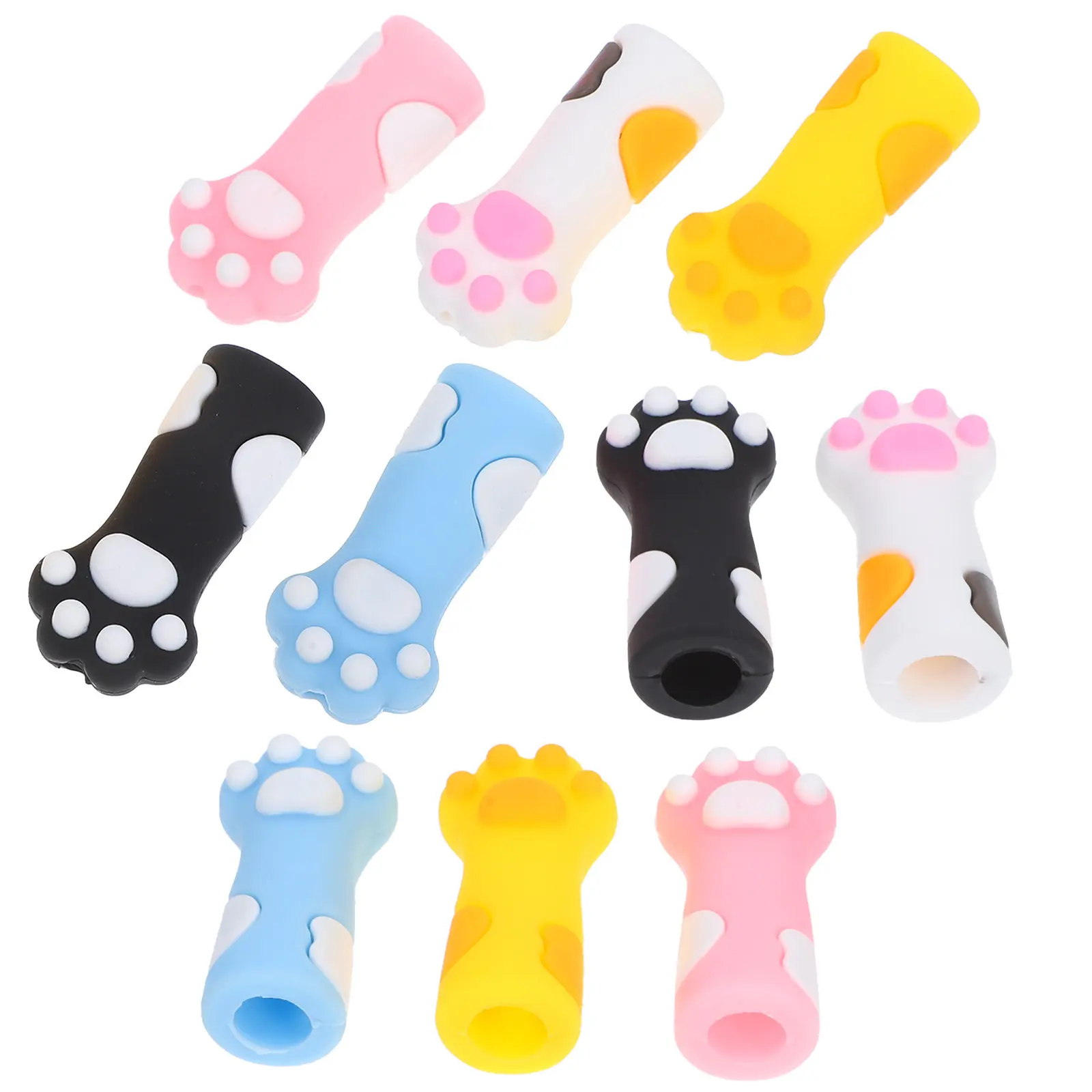 

10Pcs Knitting Needle Stoppers Silicone Needle Tip Protectors for Knitting Crocheting Sewing DIY Crafts Nonslip Point Protectors