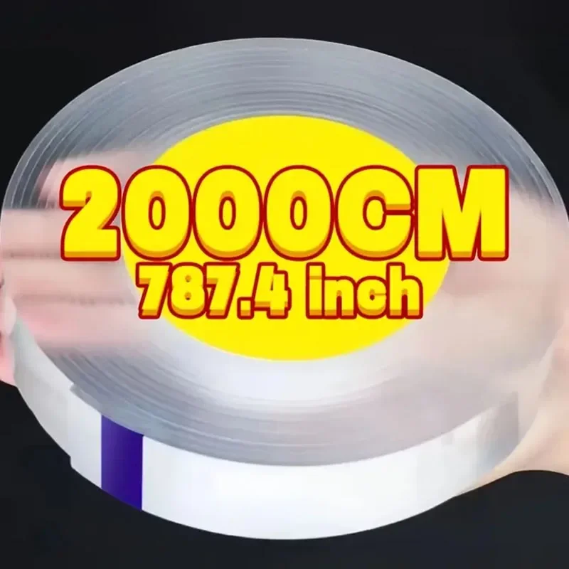 5m 10m Double Contact Nano Tape Powerful Extra Strong Sided Adhesive for Kitchen and Bathroom Waterproof and Cleanable Tool