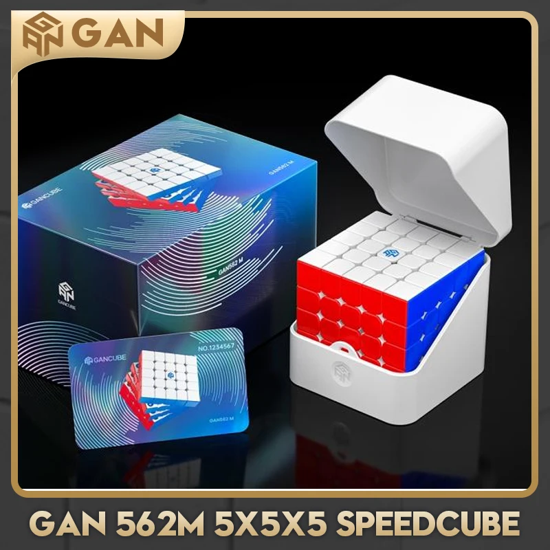 GAN 562M 5x5x5 마그네틱 스피드 큐브, GAN562M 5×5 스피드 큐브, GAN460 M 전문 매직 큐브, 어린이용 퍼즐 장난감, 신제품