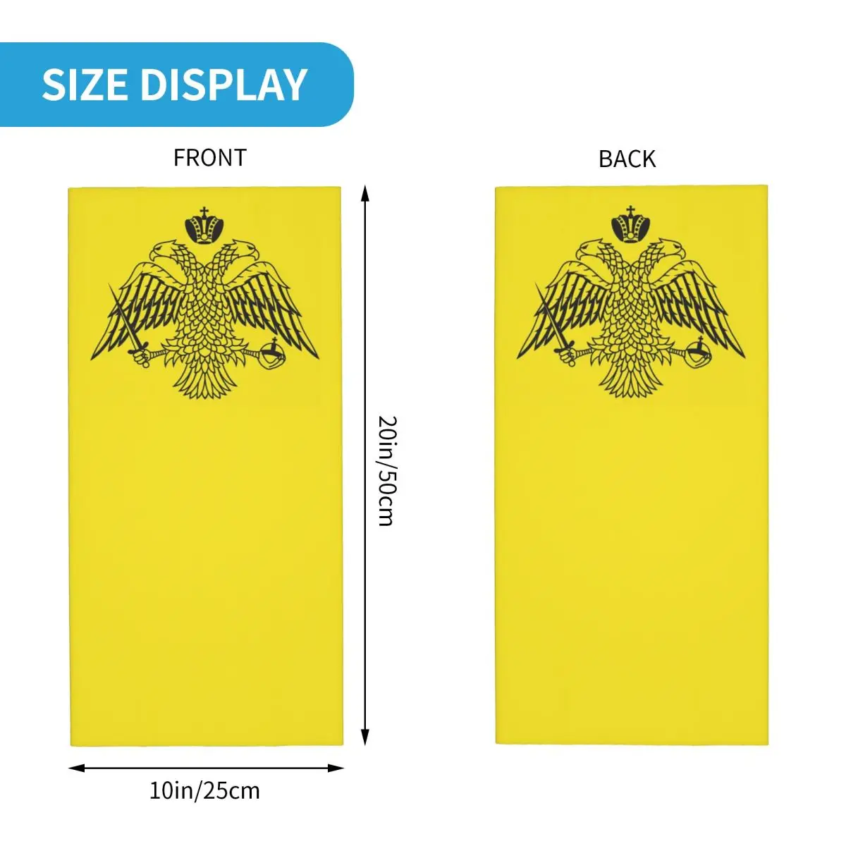 Byzantine Imperial Flag By The Greek Orthodox Churches Bandana Neck Cover Printed Mask Scarf Warm Face Mask Running