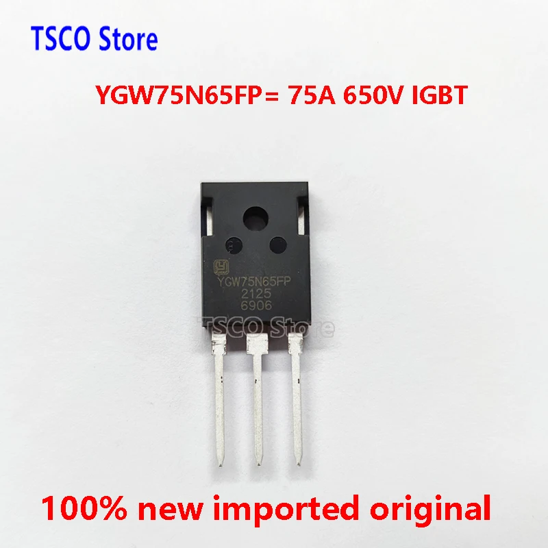 

(10piece) YGW75N65FP 75N60 75N65 New Origiail 75A 650V IGBT