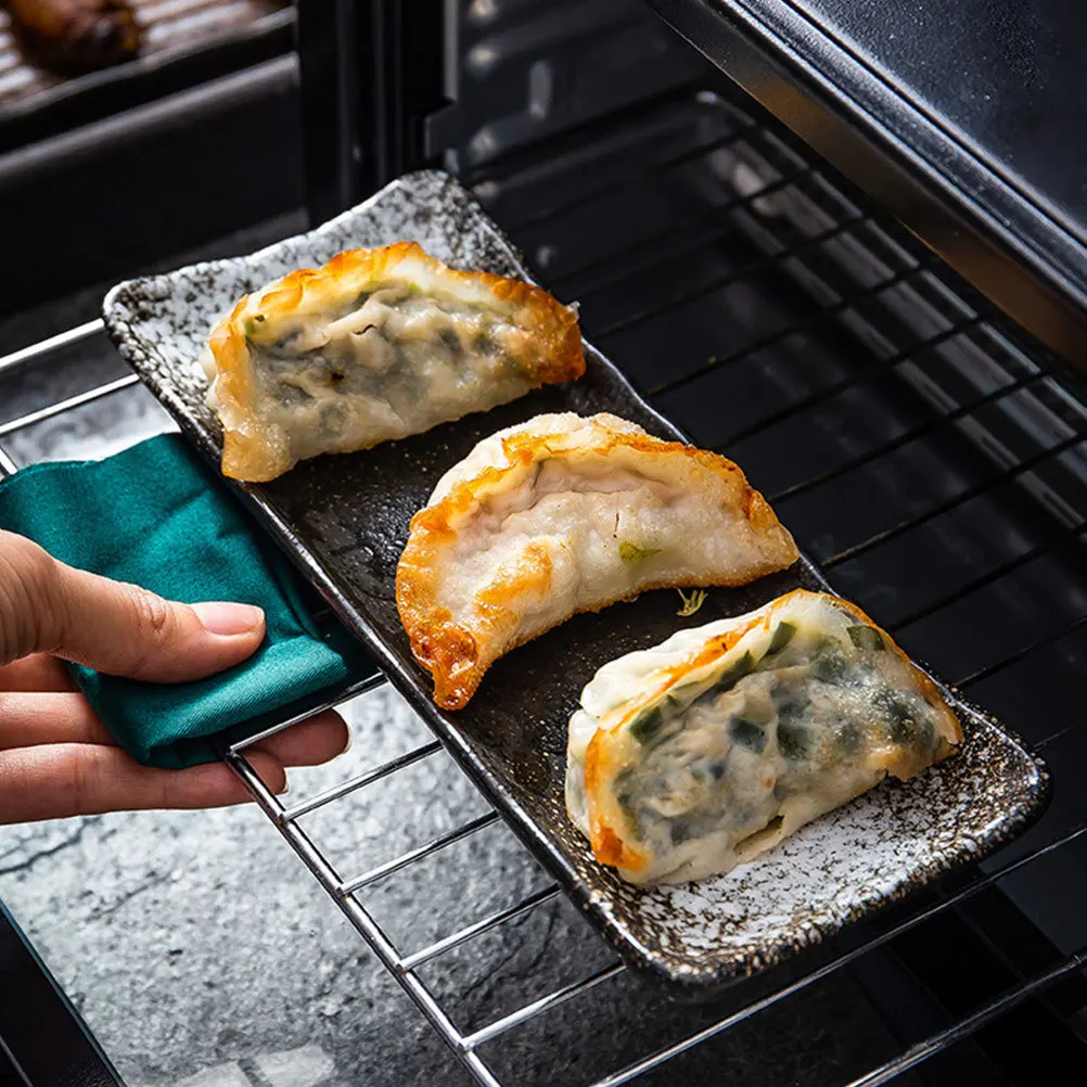 

1Pcs Japanese Style Ceramic Long Plate Rectangular Sushi Serving Dish Sashimi Tray Food Display Tray Sushi Plate