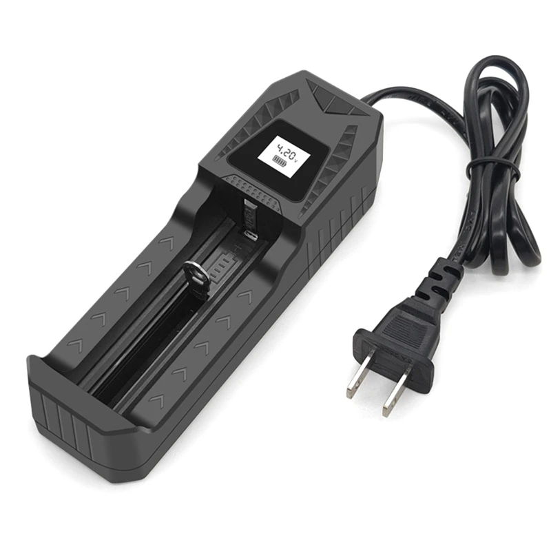 AT14 3.7V Lithium Battery 1.2V No. 7/ 5 Universal Charger Suitable For 14500 16340 26650 18500 18650 21700