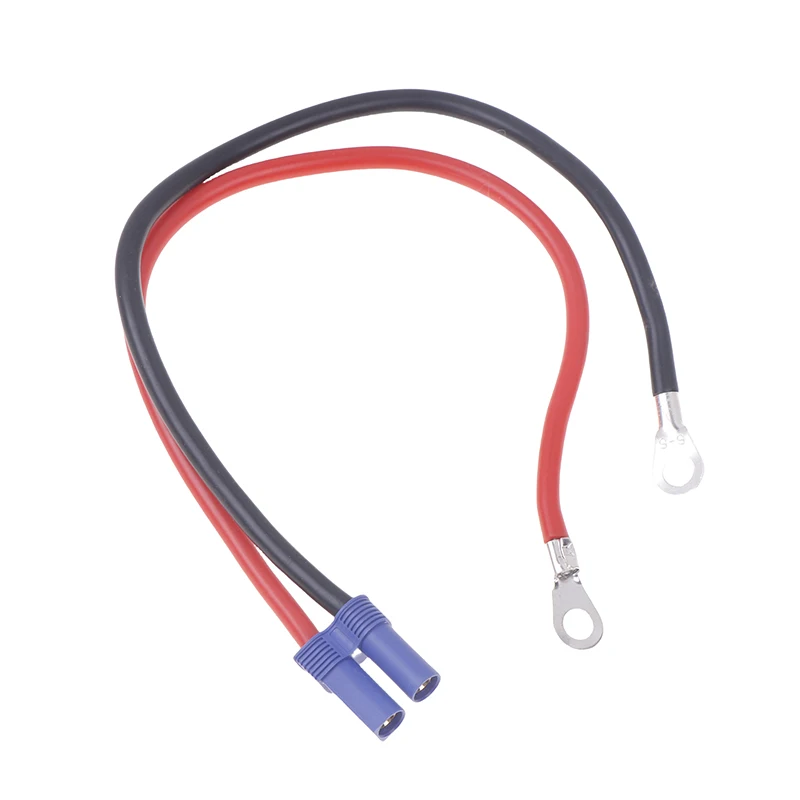 Ec5 para linha terminal tipo o, cabo de carregamento 10awg para carro, motocicleta, cabo de alimentação de emergência, adaptador ec5, acessórios de conversão