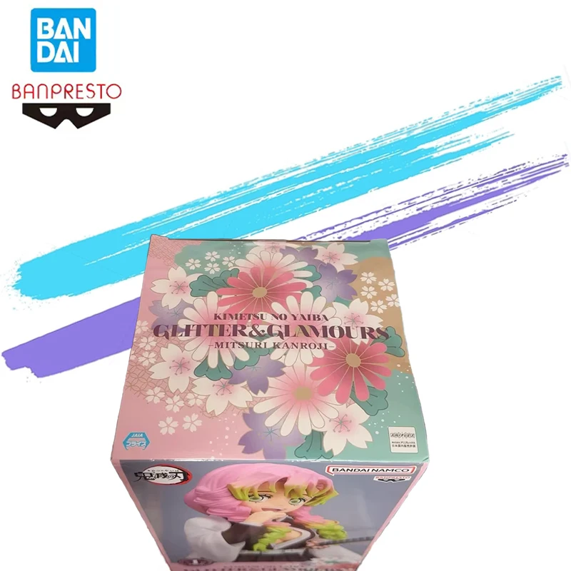 

В наличии Bandai Banpresto Original Blade of Demon Destruction Glitter Glamours Kanroji Mitsuri Аниме Фигурки Модель игрушки