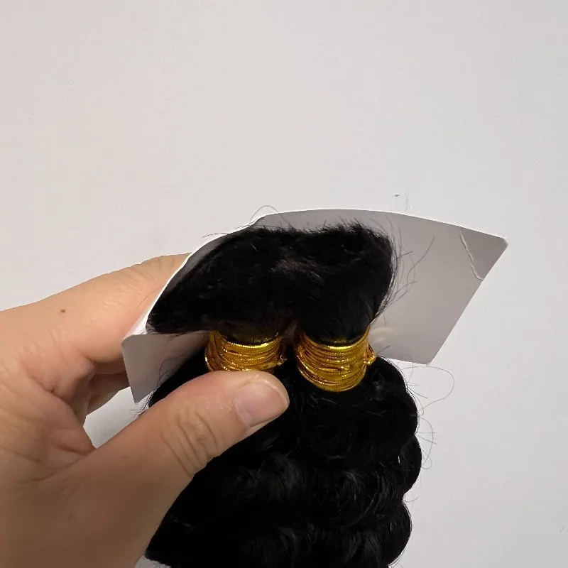 قسط الشعر البشري موجة عميقة وصلات شعر السائبة 100% غير المجهزة البرازيلي عذراء شعر ريمي ل الطيور اللون الطبيعي 14-26 بوصة