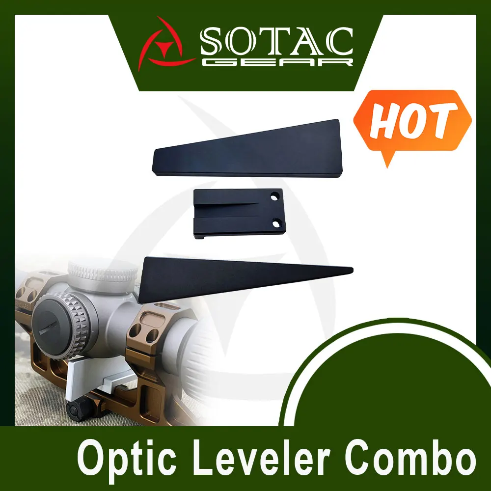 Weapon 3pcs Optic Leveler Combo Easy-to-use Tool For Hunting Scope Mount Fine Adjustment  Adjust Leveling Mounted