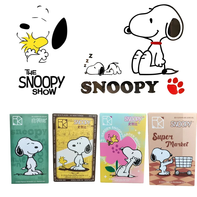 

Строительные блоки Снупи, многогранная жизнь, загадочная коробка, мультяшные пластиковые блокирующие строительные блоки, детские подарочные игрушки