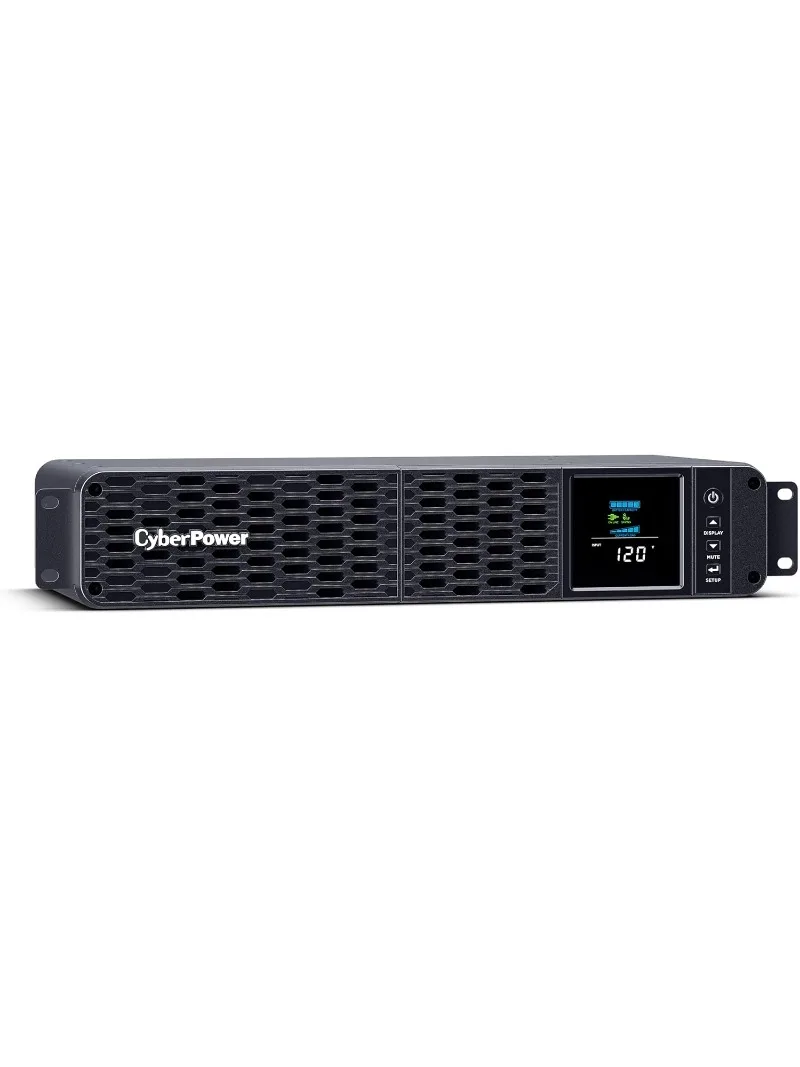 CP1500PFCRM2U PFC Sinewave UPS System, 1500VA/1000W, 8 Outlets, AVR, Short Depth 2U Rackmount