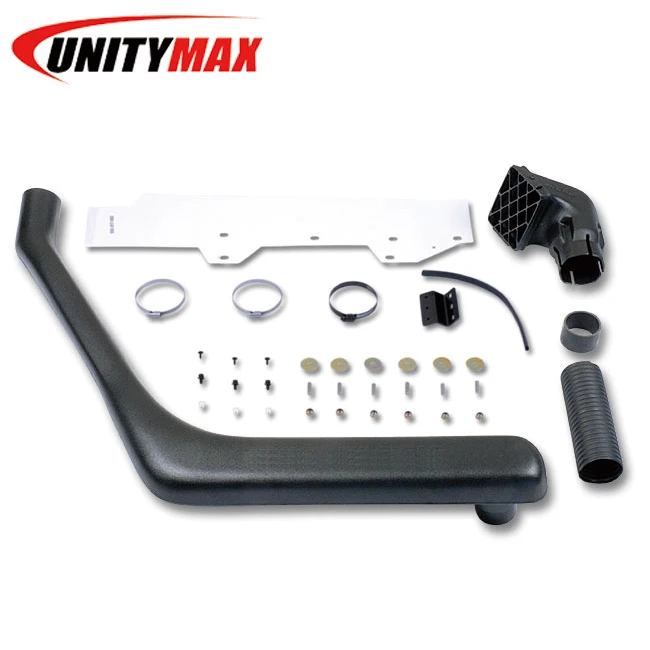 4x4 Snorkel Kit, for Mitsubishi Pajero Montero, Raised Airflow Intake Ram Tube, Heavy Duty LLDPE Safari Expedition 4WD