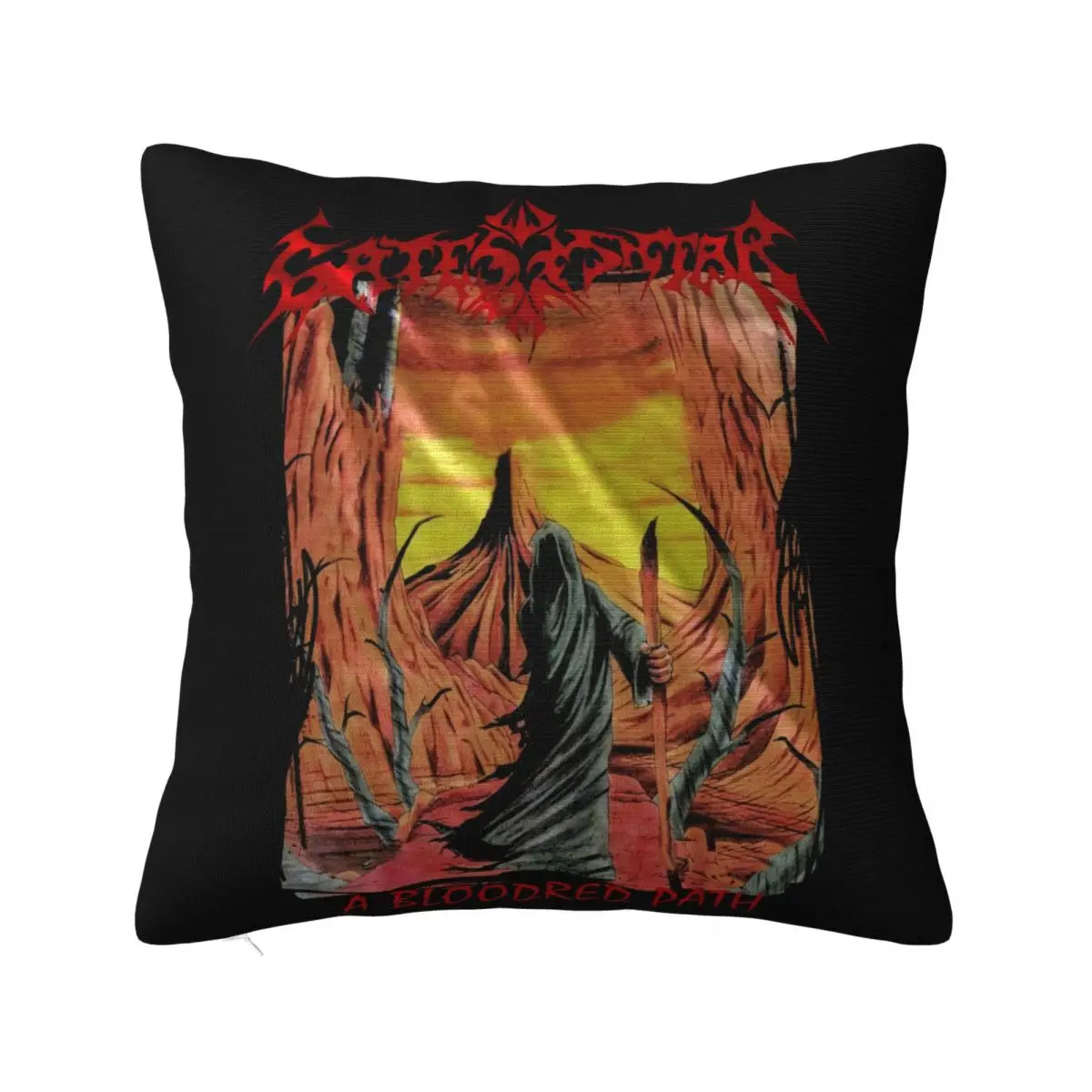 Gates Of Ishtar A Bloodred Path Melodic Death Metal Sizes S To 7Xl Unique Rap Selling Chinese Style Pillow Case