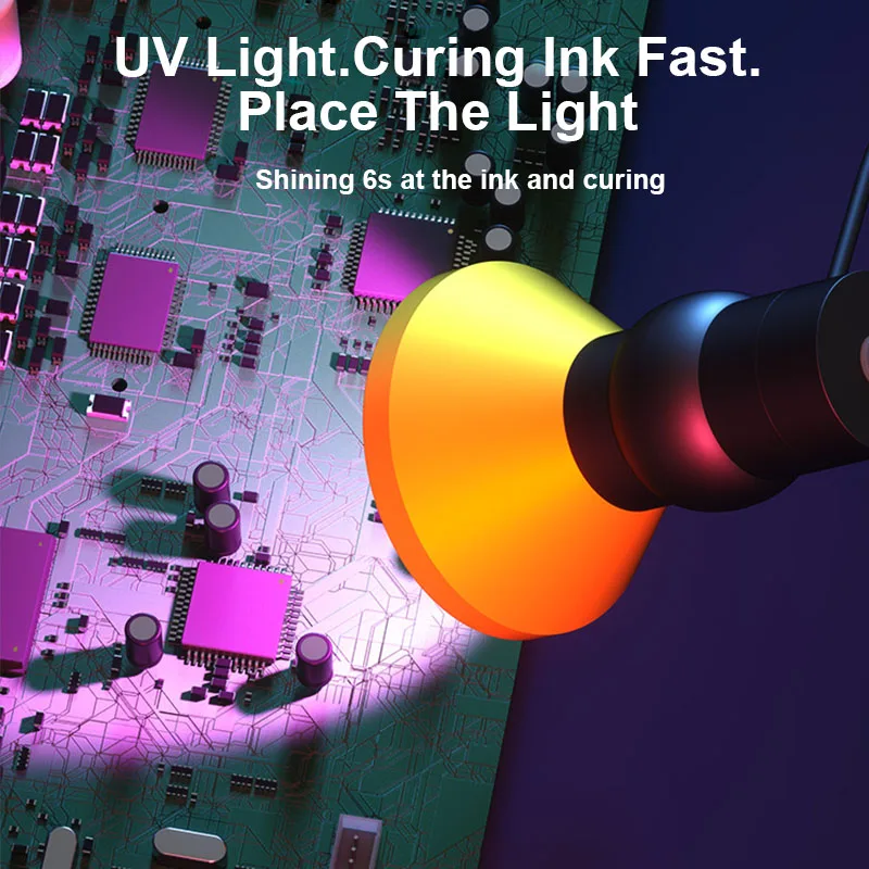 B&R High-intensity UV Intelligent Curing Violet Lamp Green Welding Oil For Phone Motherboard LCD Repair
