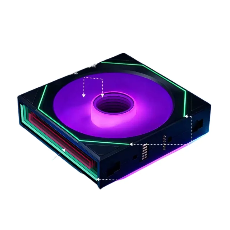 5th generation SL-INF FLEX 120 Wireless building block fan Wireless unbounded version with screen