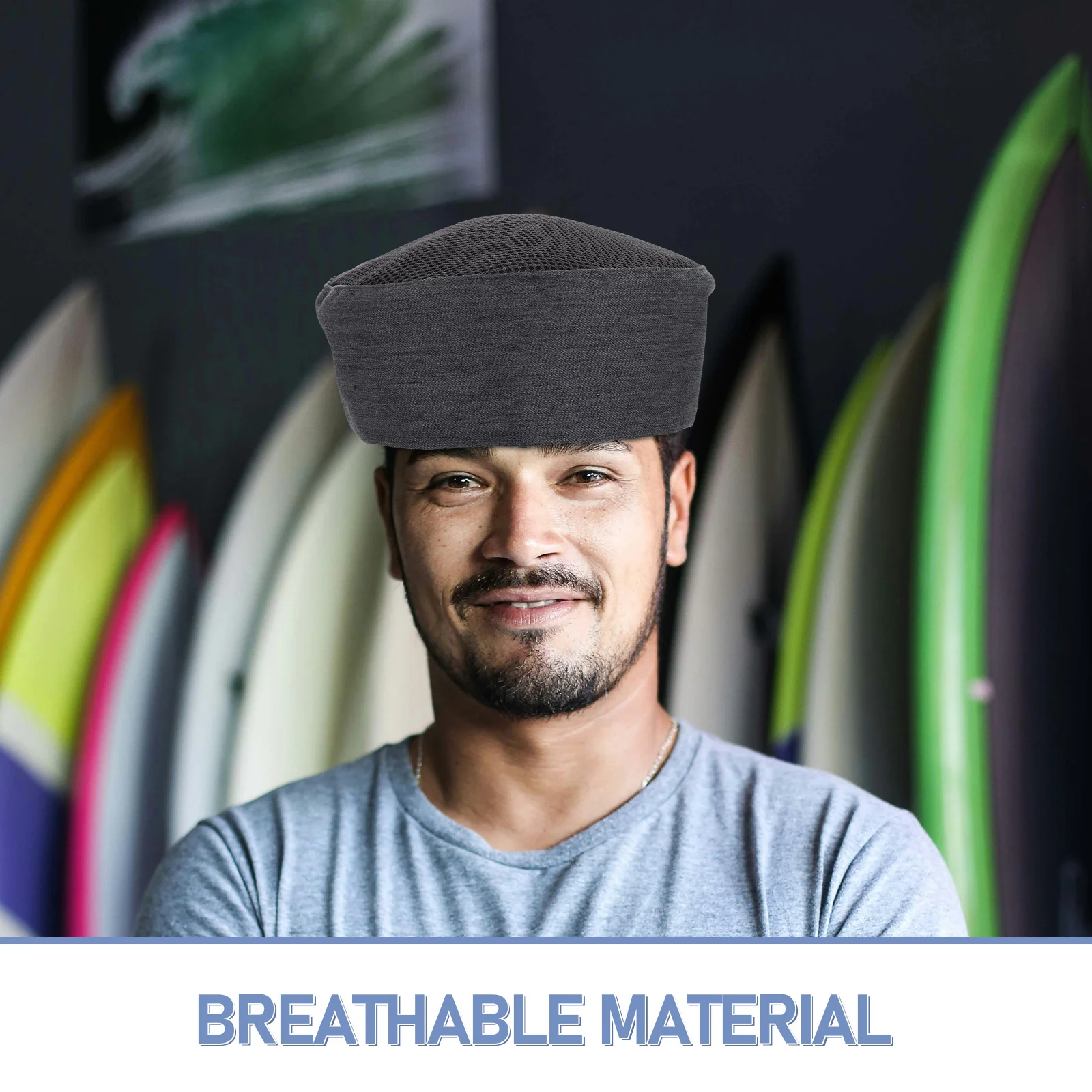 Chapeaux de Chef de cuisine unisexe, haut en maille respirante, casquettes de cuisine confortables et durables, Style coréen pour adultes hommes femmes