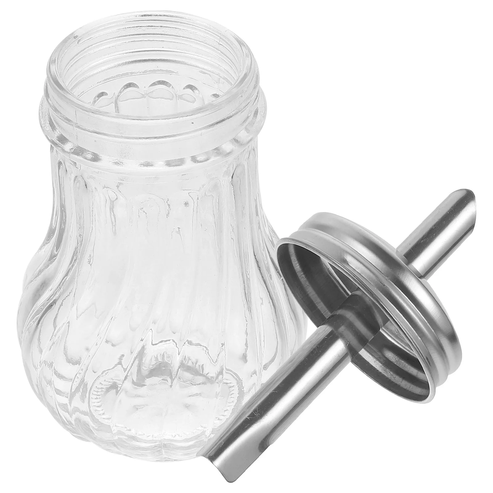 

Glass Oil Dispenser Spice Bottle Kitchen Condiment Holder Stainless Steel Lid Olive Oil Vinegar Sauce Dispenser