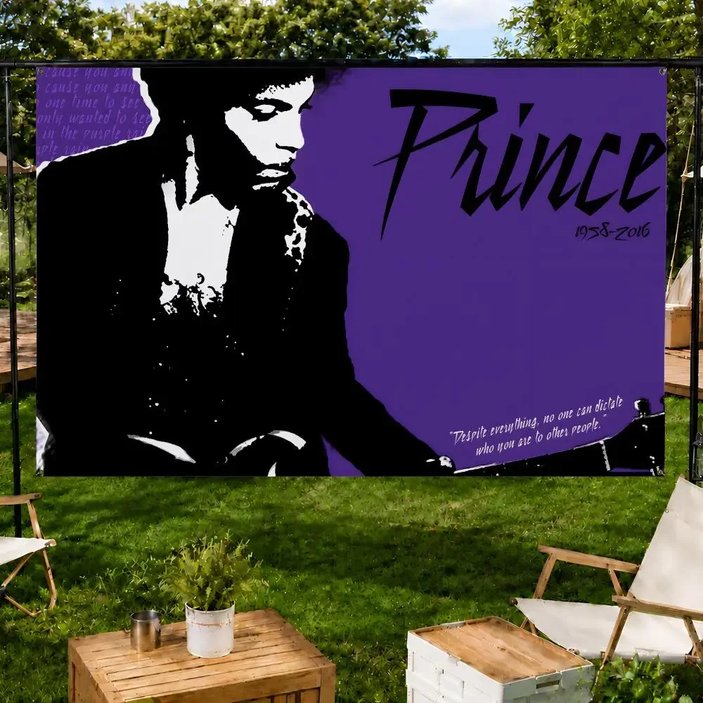 Pop Icon P-Prince Flags Fan support, home, dormitory, wall decoration, outdoor camping, party banners, gifts