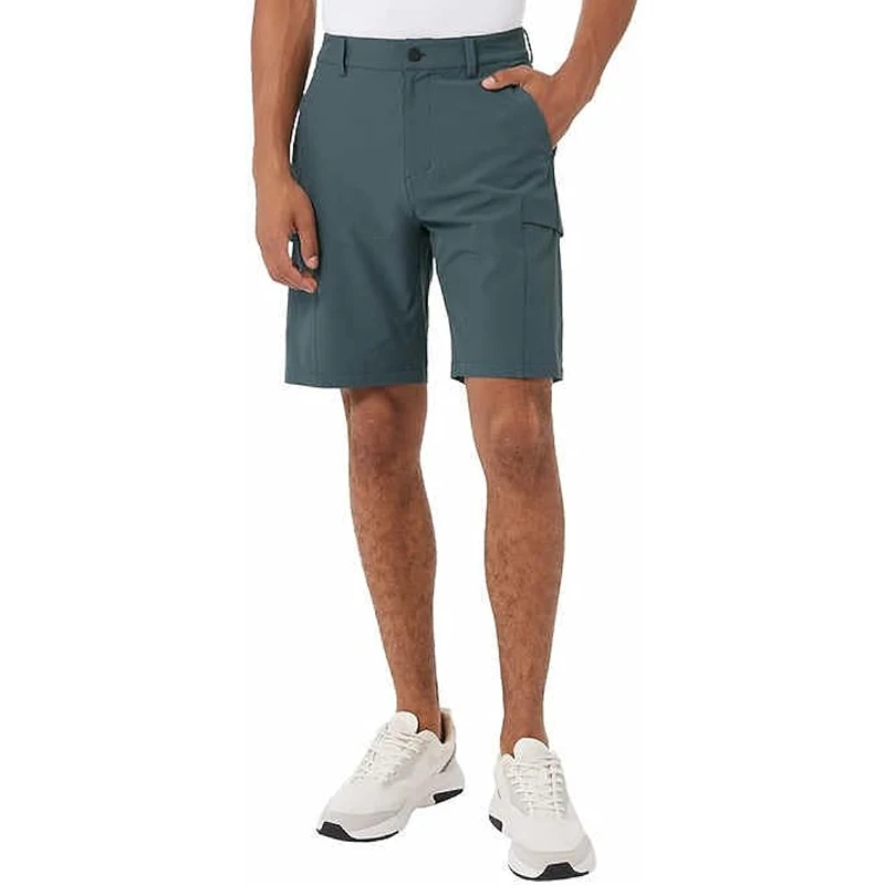 

Outdoor Men's ort Sports orts Qui Dry Thin Five-Quarter Elastic Multi-ket Youth Summer Casual Straight Leg Pants