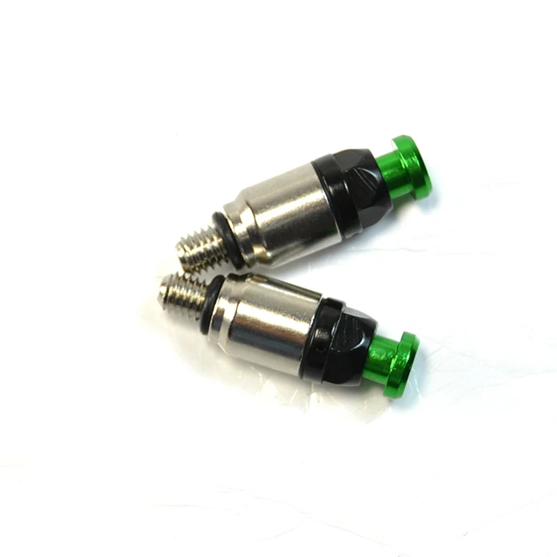 BJMOTO 2Pcs M5x0.8mm Motorcycle CNC Fork Bleeder Relief Valve For Kawasaki Yamaha Honda Suzuki MX Motocross Enduro Supermo