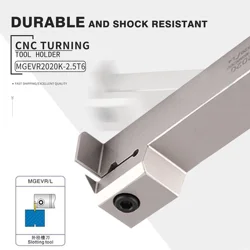 Barra per utensili CNC scanalatura e taglio a croce a 7 forme MGEVR2020K/2525M-2/2.5/3/4/5 MGEVL coltello da taglio trasversale gomito a 90 °