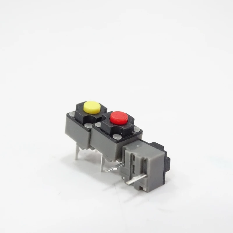 5 STKS Nieuwe Kailh Mute Knop 6x6x7.3mm Quare Stille Microschakelaar Tact Button 6x6x7.3mm