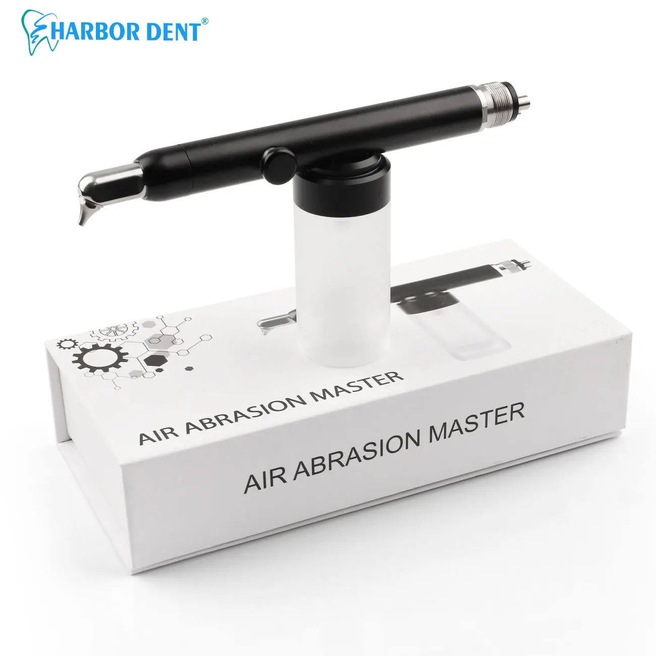 

Dental Portable Aluminum Oxide Microblaster Air Polisher Abrasive Sandblasting Machine Air Abrasion System with Spray 2/4hole