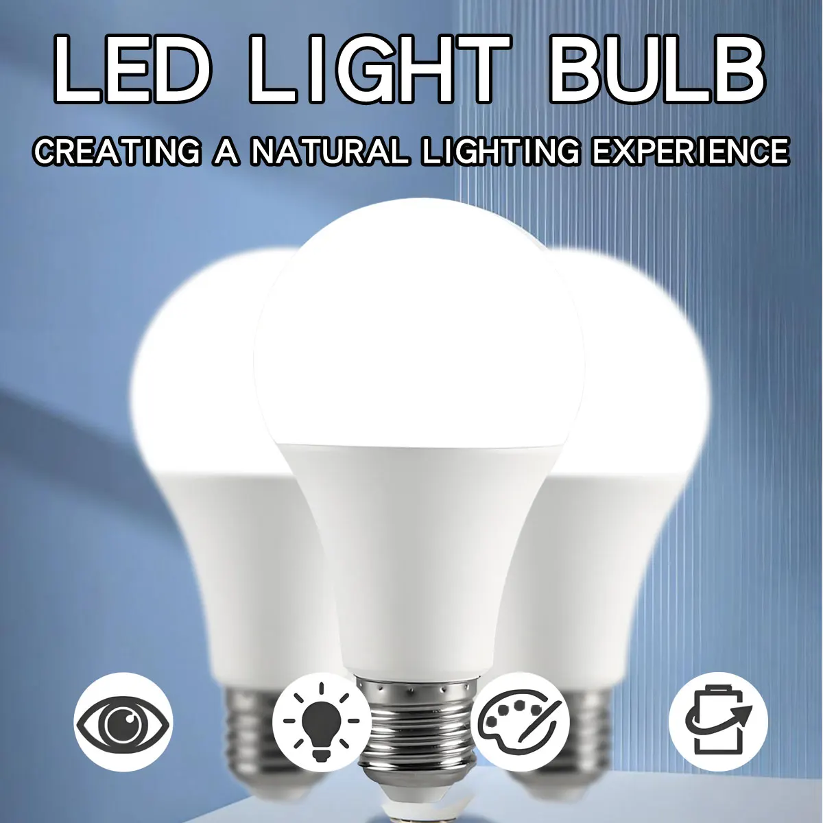 

E27 Led Bulb 18W 12W 9W 7W 5W AC85-265V Eye Protection Saving Energy LED Lights for Bedroom Living Room Home Office Outdoor