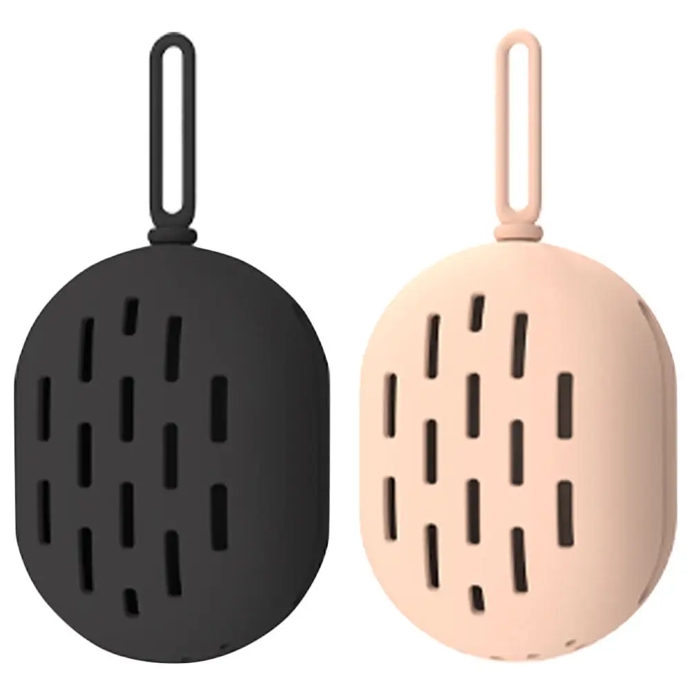 2Pcs Makeup Sponge Holder Silicone Puff Box Portable Breathable Storage Case Travel Beauty Sponge Container