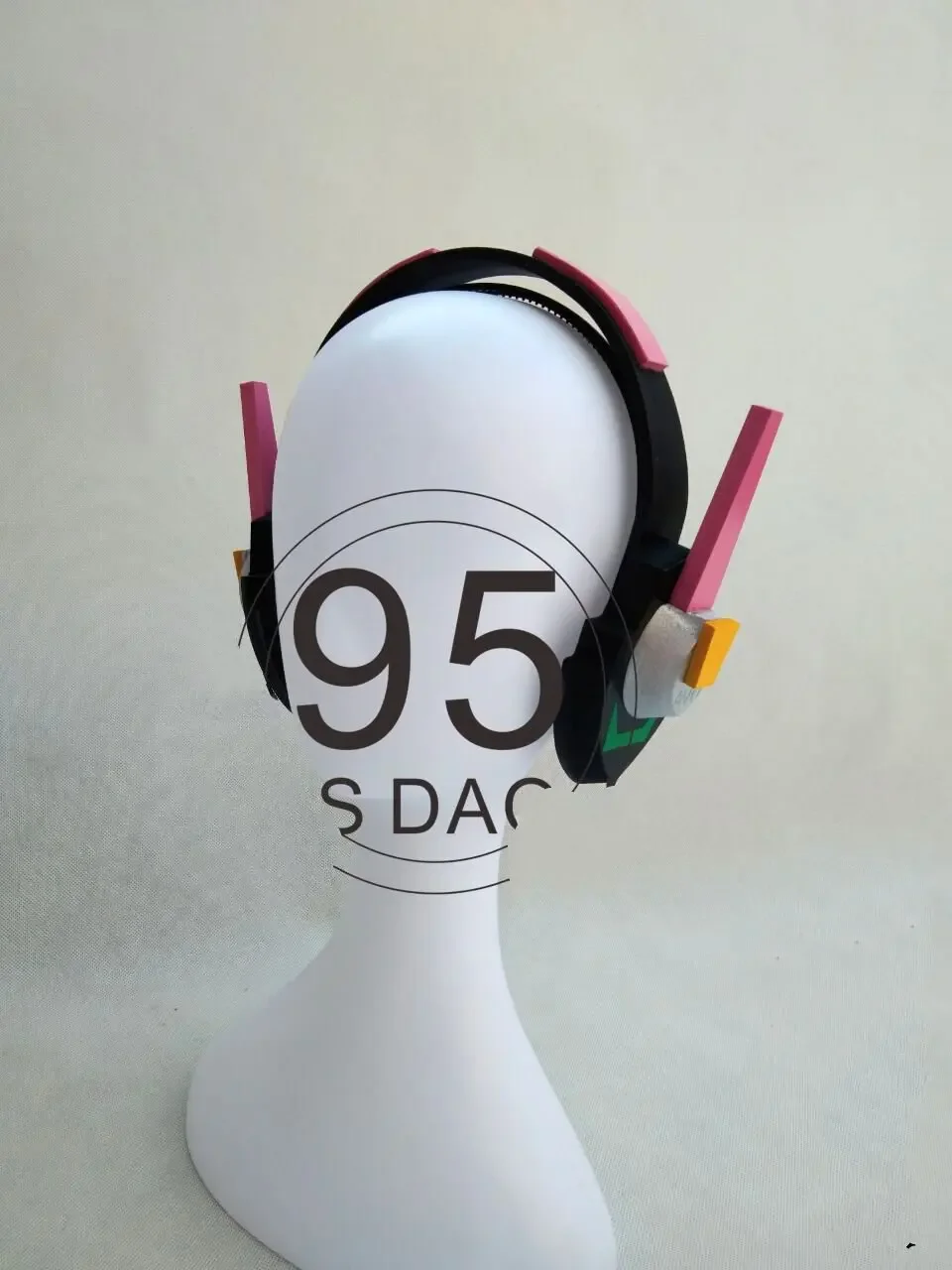 Game D.va Headset For Cosplay HANNA Song Pink DVA Headphone Earphone For Halloween Partty Big Event Exhibition Weapon D.V.A