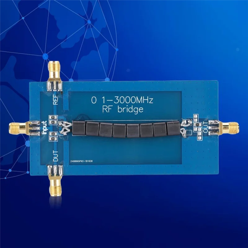 Standing Wave Bridge High Performance Easy to Use 0.1-3000MHz RF SWR Reflection Bridge for