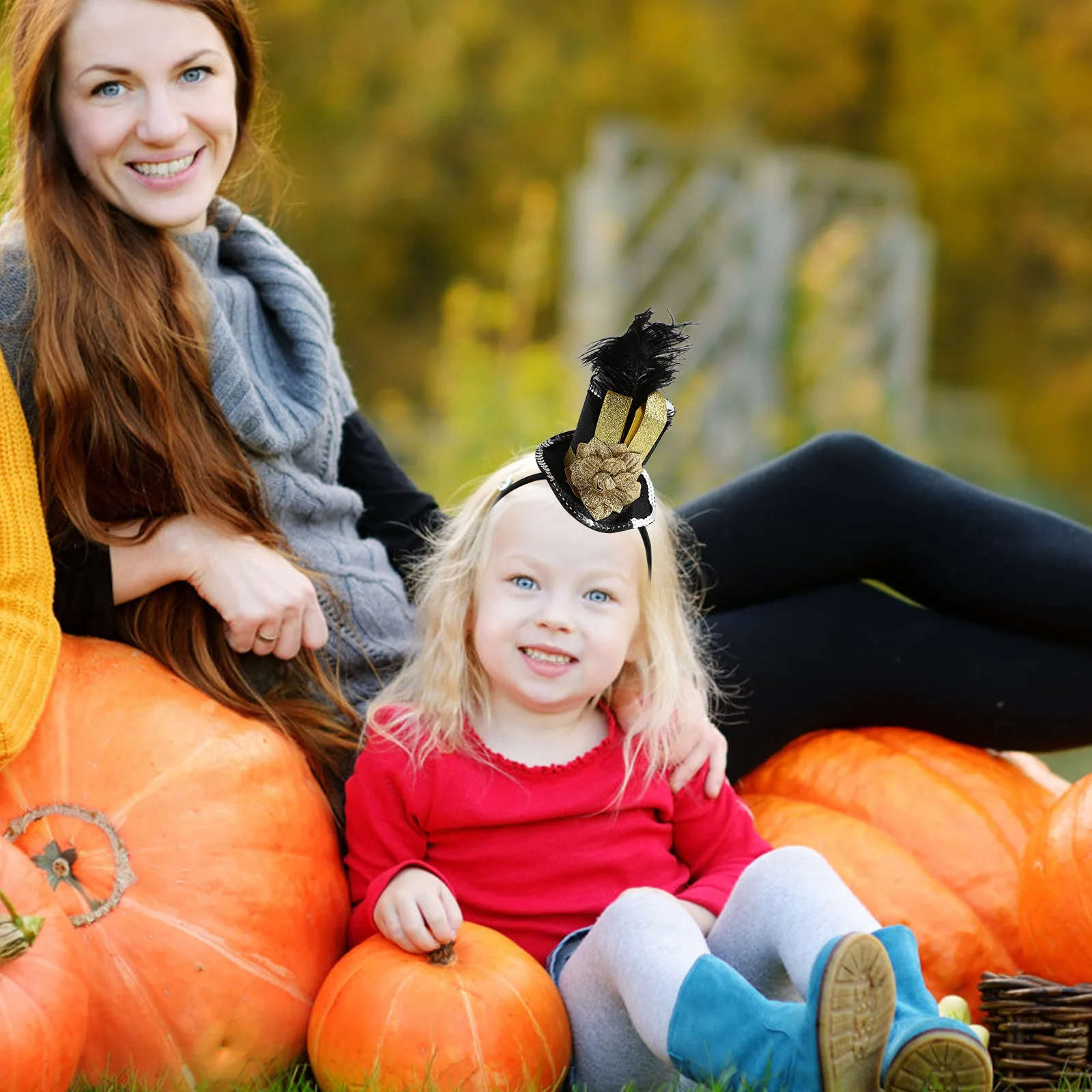 

1Pcs Kids Party Hairband Retro Hat Headdress Children Costume Hair Hoop Performance Hair Ornament Decorative Hairband