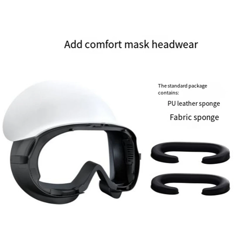 AAAN-Face Cover Facial Interface Face Mask And Head Strap For Pico 4 Ultra, VR Headset Accessories For PICO 4/ULTRA/PRO