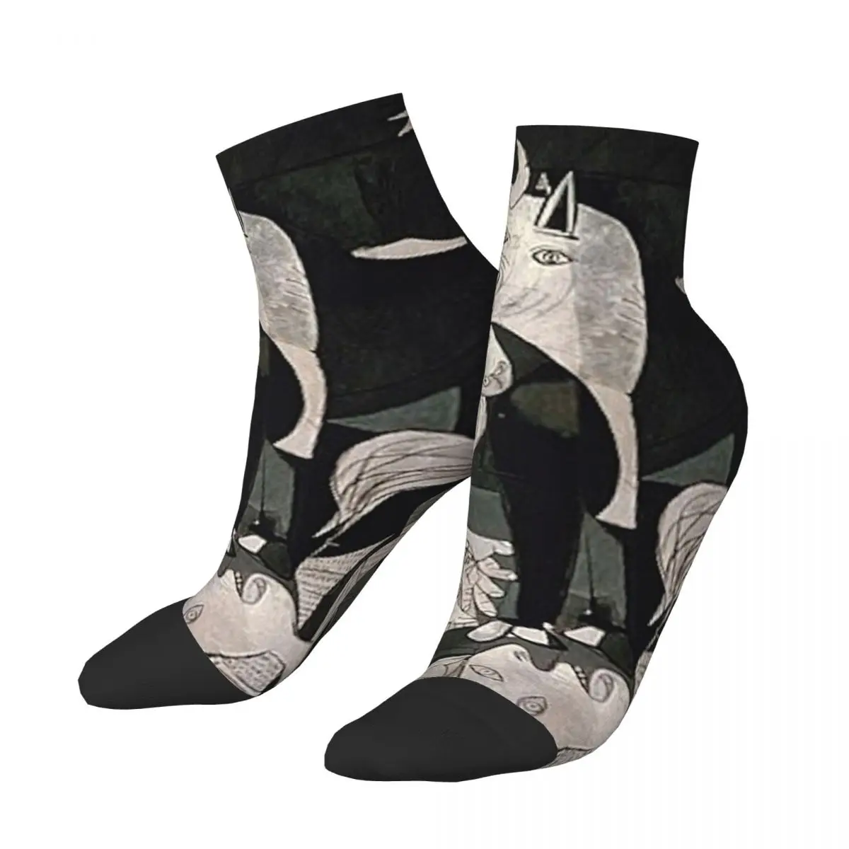 Kawaii Spain Pablo Picasso Guernica Socks Women Men Warm 3D Printed Basketball Sports Socks