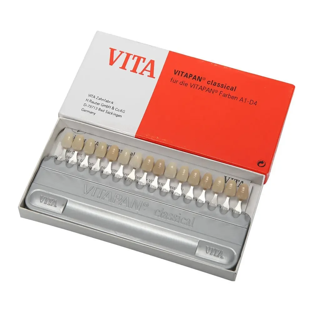 

New 1set VITA 16 Colors Teeth Shade Guide Classical Dentistry Equipment Teeth Whiting Porcelain Tooth Model Colorimetric Plate