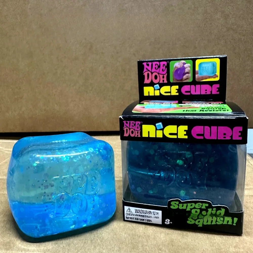Trend Demand Doh Jellyfish and Cube Extrusion Toys, Soft Rubber Extrusion Decompression Fidgety Toys, Children and Adults.
