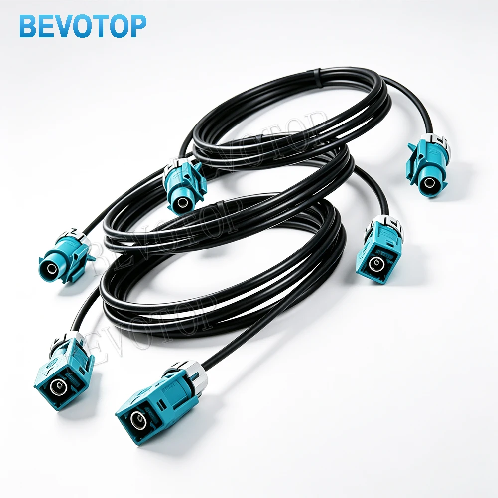 RG-174 Waterproof Fakra Z Male Plug to Z Female Connector RG174 RF Coaxial Extension Cable 50 Ohm Coax Pigtail Jumper 10CM-15M