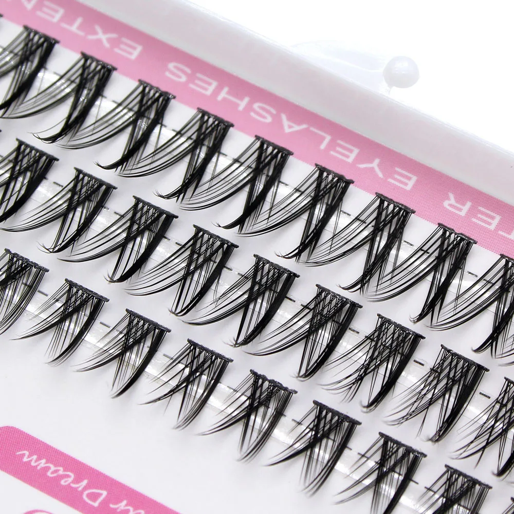 New segmented extension fake eyelashes DIY natural personal eyelash makeup tool, eye-catching eyelash bundle easy to operate