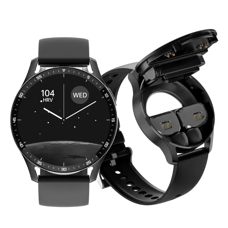 GT5 Smart Watch Waterproof Heart Rate Tracker Blood Pressure Oxygen Sport Smartwatch Earphone Wireless Men Headphone Watch