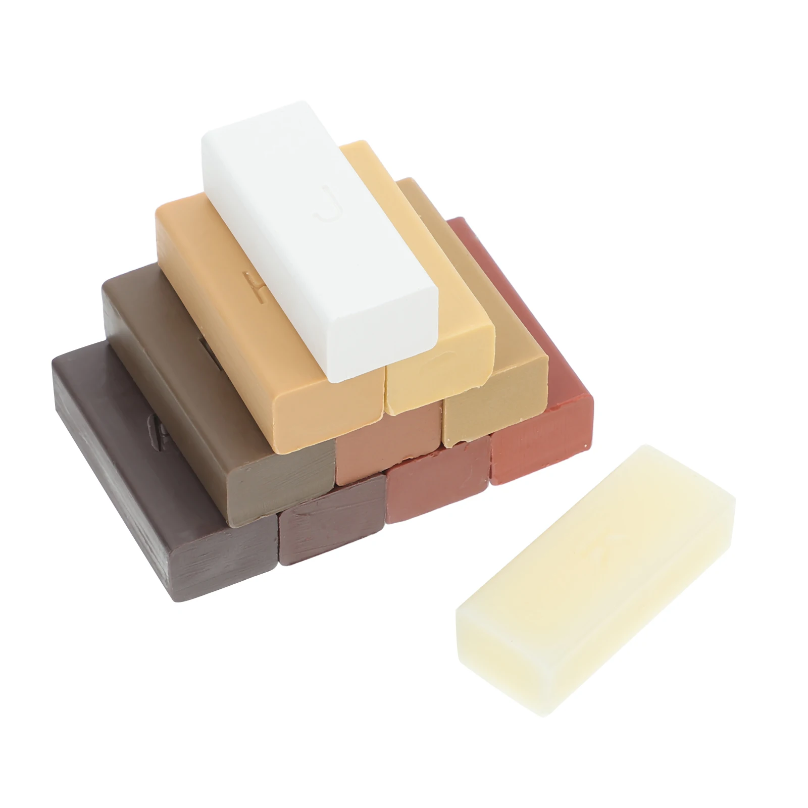 

11 Pcs Wood Floor Repair Wax Encaustic Paint Chipped Laminate Kit Door Diy Manual Furniture Wooden