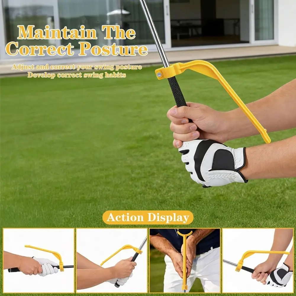 Improve Swing Golf Swing Aid Swing Training Correcting Posture Golf Training Tool Adjustable Swing Correcting Trainer