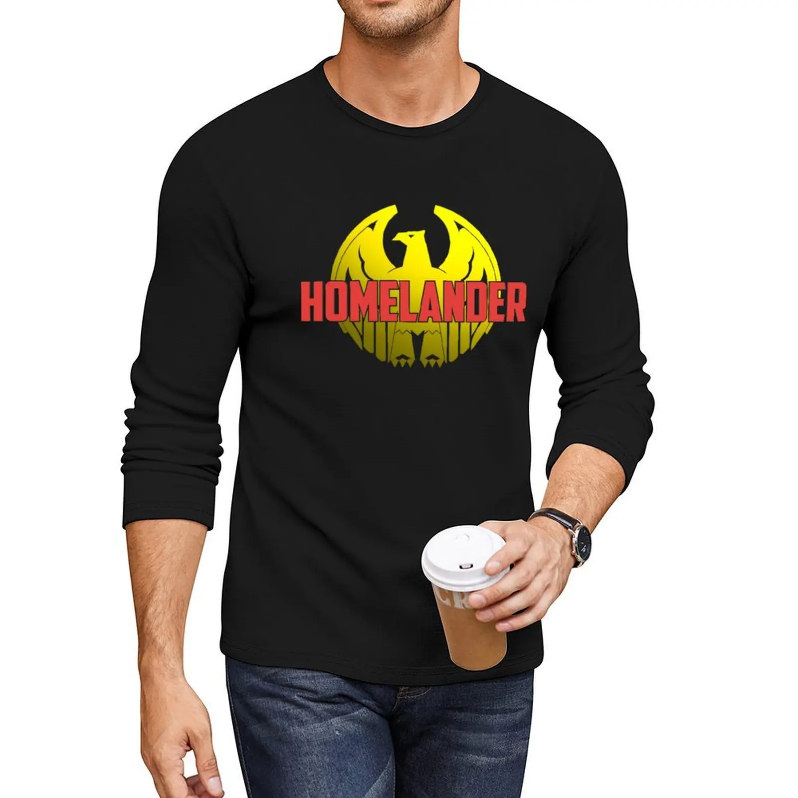 

Homelander Logo Long T-Shirt vintage t shirt customized t shirts boys t shirts cute tops mens shirts