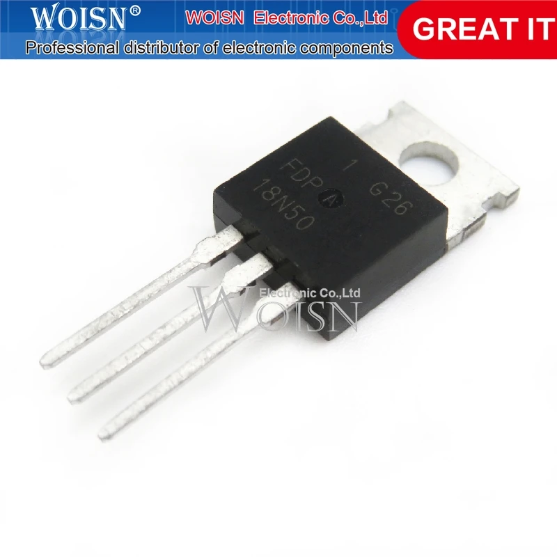 10PCS FDP18N50 18N50 TO-220