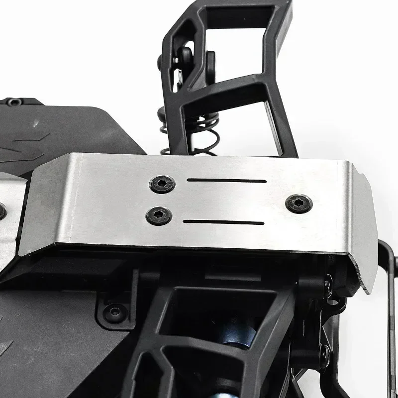 

Stainless steel chassis front rear anti-collision guard plates Upgrade Accessories For Trxs Mini Maxx RC Parts