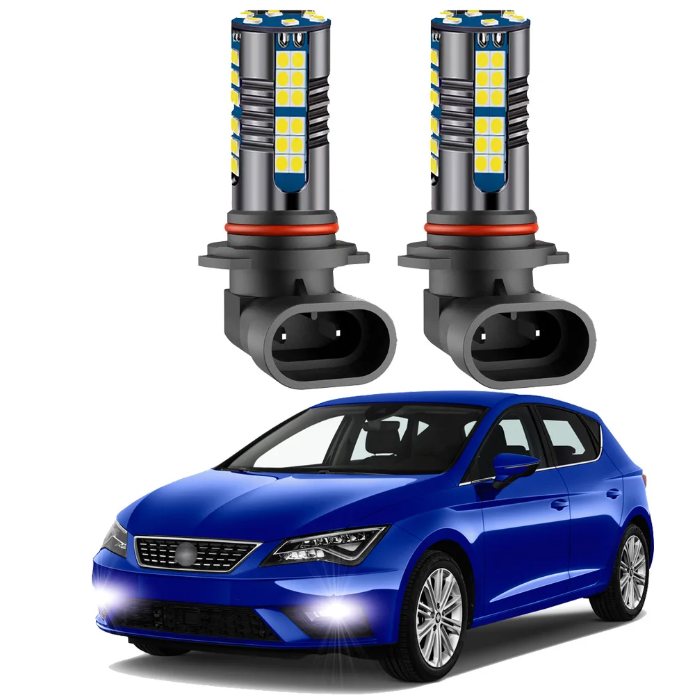 

2 шт. Canbus светодиодные противотуманные фары для Seat Leon 1P 2009-2012, аксессуары, светодиодные передние противотуманные фары