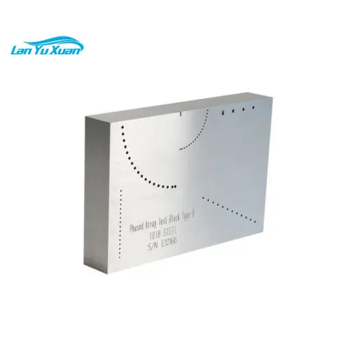 UT test Block&calibration test block Phased Array Assessment  B type MM 1018 Steel ASTM E2491