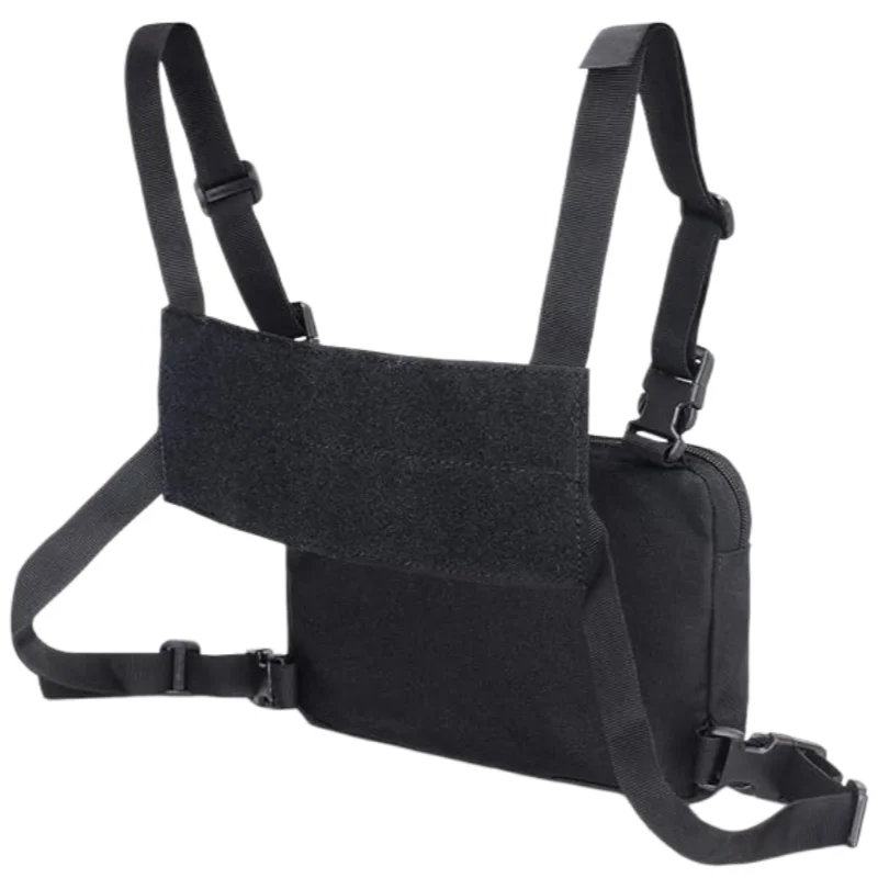 Military Tactical Chest Rig Bag Unisex Adjustable Fanny Pack Multi-Functional Molle Tool Pouch Shoulder Bag Tactical Vest Bag - view 2