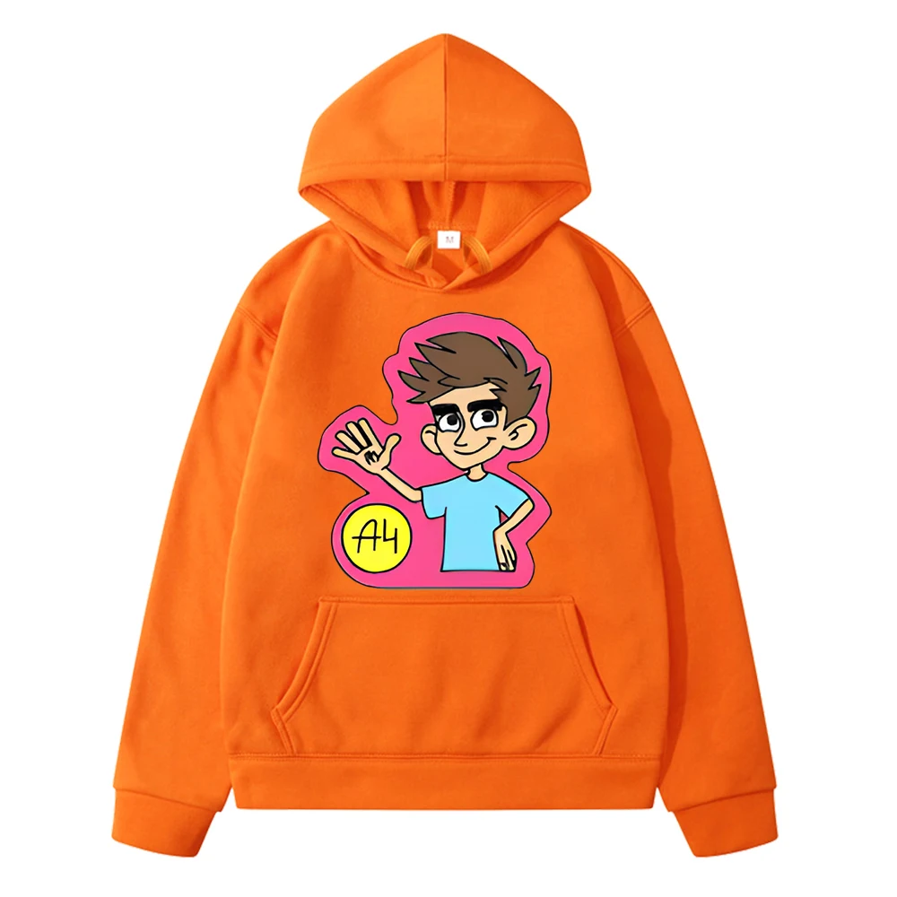 

Merch A4 Lamba Autumn anime hoodie sweatshirt y2k sudadera boy clothes Fleece pullover jacket A4 Vlad hoodies kids clothes girls