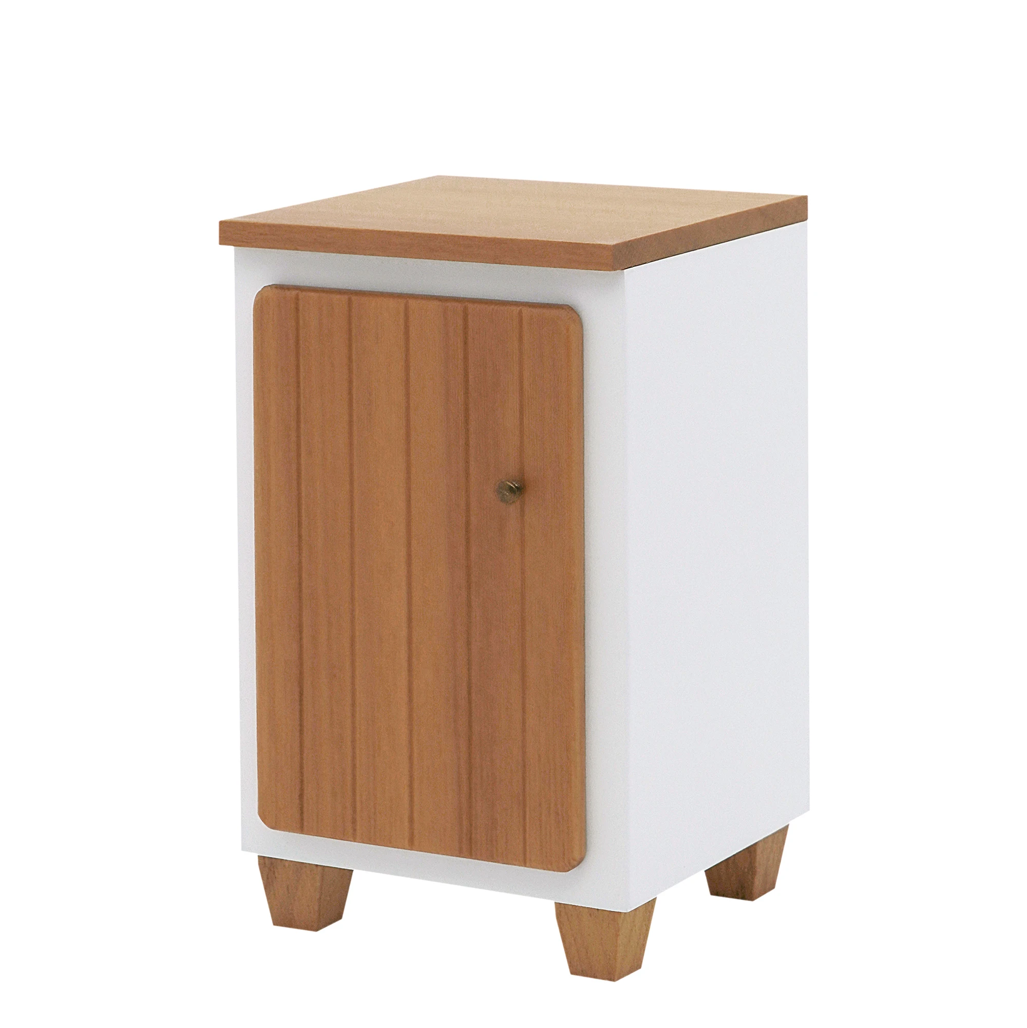 1/6 bjd ob11 miniatuur poppenhuismeubilair Minimodel een kast/ladekast met één deur